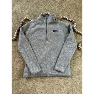 Patagonia Half Zip Gray Heather Better Sweater Sweatshirt Jacket